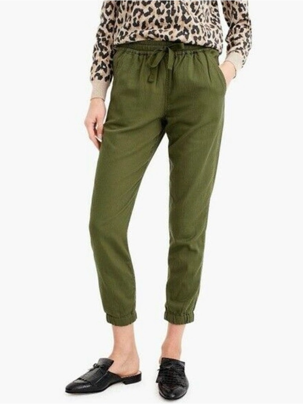 J. Crew Point Sur Seaside Pant in Cotton Twill